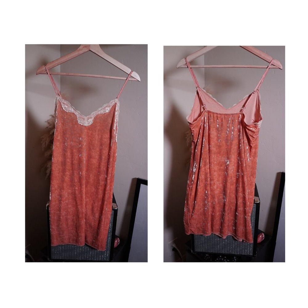 Vintage Rose Velvet Dress